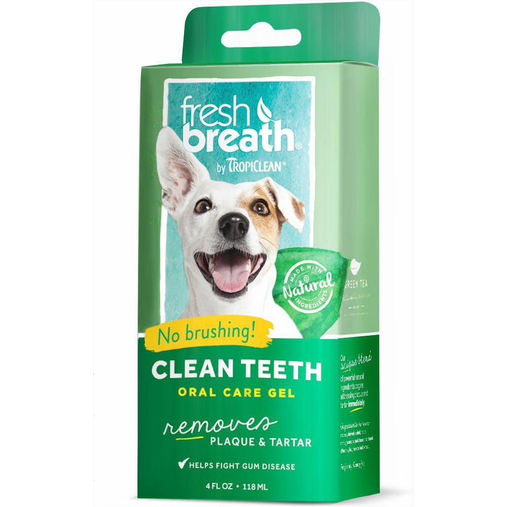 Tropiclean Clean Teeth Gel Dog 4oz (118ml) MyGroser